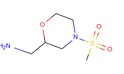 [4-(METHYLSULFONYL)-2-MORPHOLINYL]METHANAMINE