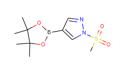 1H-Pyrazole, 1-(methylsulfonyl)-4-(4,4,5,5-tetramethyl-1,3,2-dioxaborolan-2-yl)-