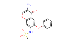 N-(3-amino-4-oxo-6-phenoxy-4H-7-chromenyl)methanesulfonamide