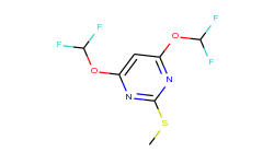 4,6-Bis(difluoroMethoxy)-2-(Methylthio)pyriMidine