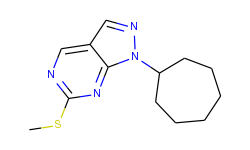 1-Cycloheptyl-6-(methylthio)-1H-pyrazolo[3,4-d]pyrimidine