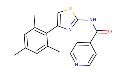 N-[4-(2,4,6-Trimethylphenyl)-2-thiazolyl]-4-pyridinecarboxamide