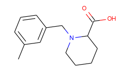 1-(3-methylbenzyl)piperidine-2-carboxylic acid