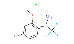 (1S)-1-(4-bromo-2-methoxyphenyl)-2,2,2-trifluoroethylamine HCl