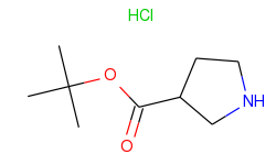 Pyrrolidine-3-carboxylic acid tert-butyl ester HCl