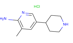 3-methyl-5-(piperidin-4-yl)pyridin-2-amine HCl