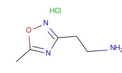 2-(5-Methyl-1,2,4-oxadiazol-3-yl)ethan-1-amine HCl