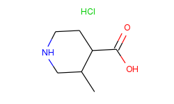 3-methyl-4-carboxy piperidine hydrochloride