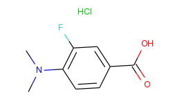 4-(dimethylamino)-3-fluorobenzoic acid hydrochloride