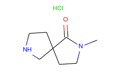 2,7-DIAZASPIRO[4.4]NONAN-1-ONE, 2-METHYL-, HYDROCHLORIDE (1:1)