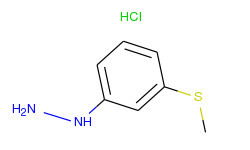 [3-(methylsulfanyl)phenyl]hydrazine HCL