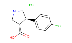 (3S,4R)-4-(4-Chlorophenyl) pyrrolidine-3-carboxylic acid hcl