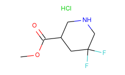 Methyl 5,​5-​difluoro-​3-​piperidinecarboxylat​e hydrochloride