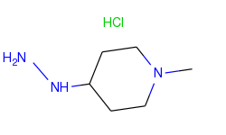 4-hydrazinyl-1-methylpiperidine hydrochloride