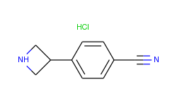 Benzonitrile, 4-(3-azetidinyl)-, hydrochloride (1:1)