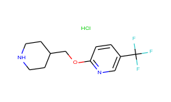 2-(4-Piperidinylmethoxy)-5-(trifluoromethyl)-pyridine hydrochloride