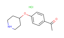 1-[4-(4-Piperidinyloxy)phenyl]-1-ethanone hydrochloride