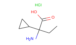 2-amino-2-cyclopropylbutanoic acid hydrochloride