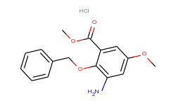 Methyl 3-amino-2-(benzyloxy)-5-methoxybenzoate hydrochloride