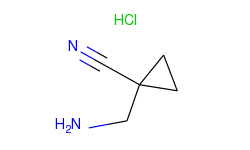 1-(aminomethyl)cyclopropane-1-carbonitrile hydrochloride (1:1)