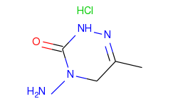 4-Amino-6-methyl-4,5-dihydro-1,2,4-triazin-3(2H)-one hydrochloride