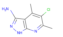 5-chloro-4,6-dimethyl-1H-pyrazolo[3,4-b]pyridin-3-amine