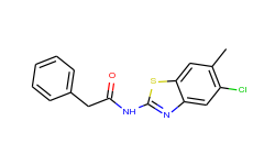 Benzeneacetamide, N-(5-chloro-6-methyl-2-benzothiazolyl)-