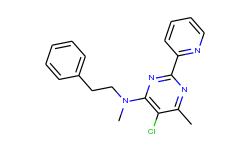 5-chloro-N,6-dimethyl-N-phenethyl-2-(pyridin-2-yl)pyrimidin-4-amine