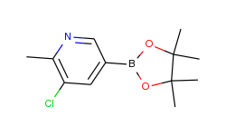 3-chloro-2-methyl-5-(4,4,5,5-tetramethyl-1,3,2-dioxaborolan-2-yl)pyridine