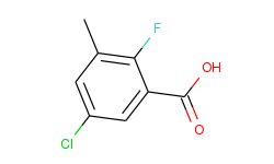 5-chloro-2-fluoro-3-methyl benzoic acid