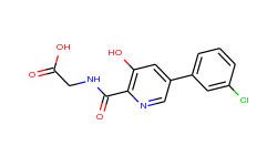 N-(5-(3-Chlorophenyl)-3-hydroxypyridine-2-carbonyl)glycine