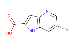 6-​chloro- 1H-​Pyrrolo[3,​2-​b]​pyridine-​2-​carboxylic acid