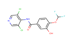 benzaMide, N-(3,5-dichloro-4-pyridinyl)-4-(difluoroMethoxy)-3-hydroxy-