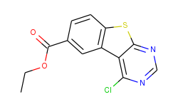 Ethyl 4-chlorobenzo[4,5]thieno-[2,3-d]pyrimidine-6-carboxylate