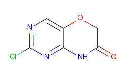 2-chloro-8H-pyrimido[5,4-b][1,4]oxazin-7-one