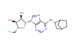 (+/-)-5'-Chloro-5'-deoxy-ENBA