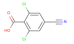 2,6-dichloro-4-cyanobenzoicacid