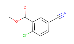 Benzoic acid, 2-chloro-5-cyano-, methyl ester