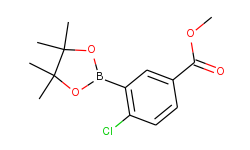 METHYL 4-CHLORO-3-(4,4,5,5-TETRAMETHYL-1,3,2-DIOXABOROLAN-2-YL)BENZOATE