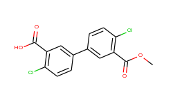 4,4'-dichloro-3'-(methoxycarbonyl)biphenyl-3-carboxylic acid