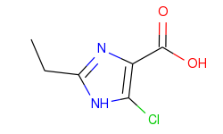 5-chloro-2-ethyl-1H-imidazole-4-carboxylic  acid