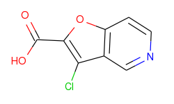 3-​chlorofuro[4,​5-​c]​pyridine-​2-​carboxylic acid