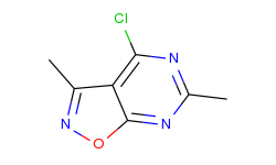 4-chloro-3,6-dimethylisoxazolo[5,4-d]pyrimidine