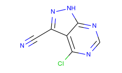 4-chloro-1H-pyrazolo[3,4-d]pyrimidine-3-carbonitrile