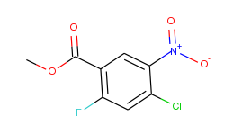 Benzoic acid, 4-​chloro-​2-​fluoro-​5-​nitro-​, methyl ester