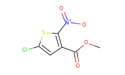 3-Thiophenecarboxylic acid, 5-chloro-2-nitro-, methyl ester