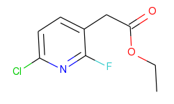 Ethyl 6-chloro-2-fluoropyridine-3-acetate