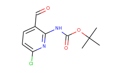 tert-butyl 6-Chloro-3-formylpyridin-2-ylcarbamate