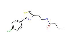 N-(2-(2-(4-Chlorophenyl)thiazol-4-yl)ethyl)butyramide