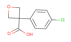 3-(4-Chlorophenyl)oxetane-3-carboxylic acid